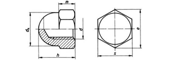 DIN 1587 Cap Nuts DIN 1587 Cap Nuts