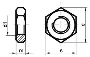 DIN 439B Nuts DIN 439B Nuts