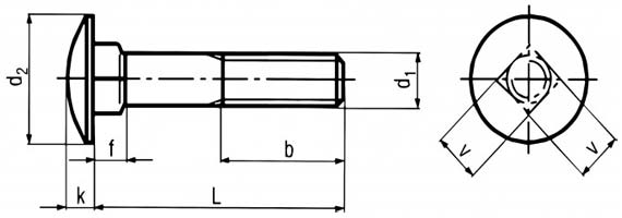 DIN 603 Carriage Bolts DIN 603 Carriage Bolts
