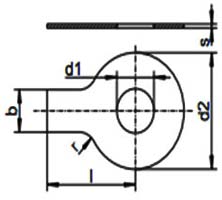 Tab Washers With Long Tab Tab Washers With Long Tab